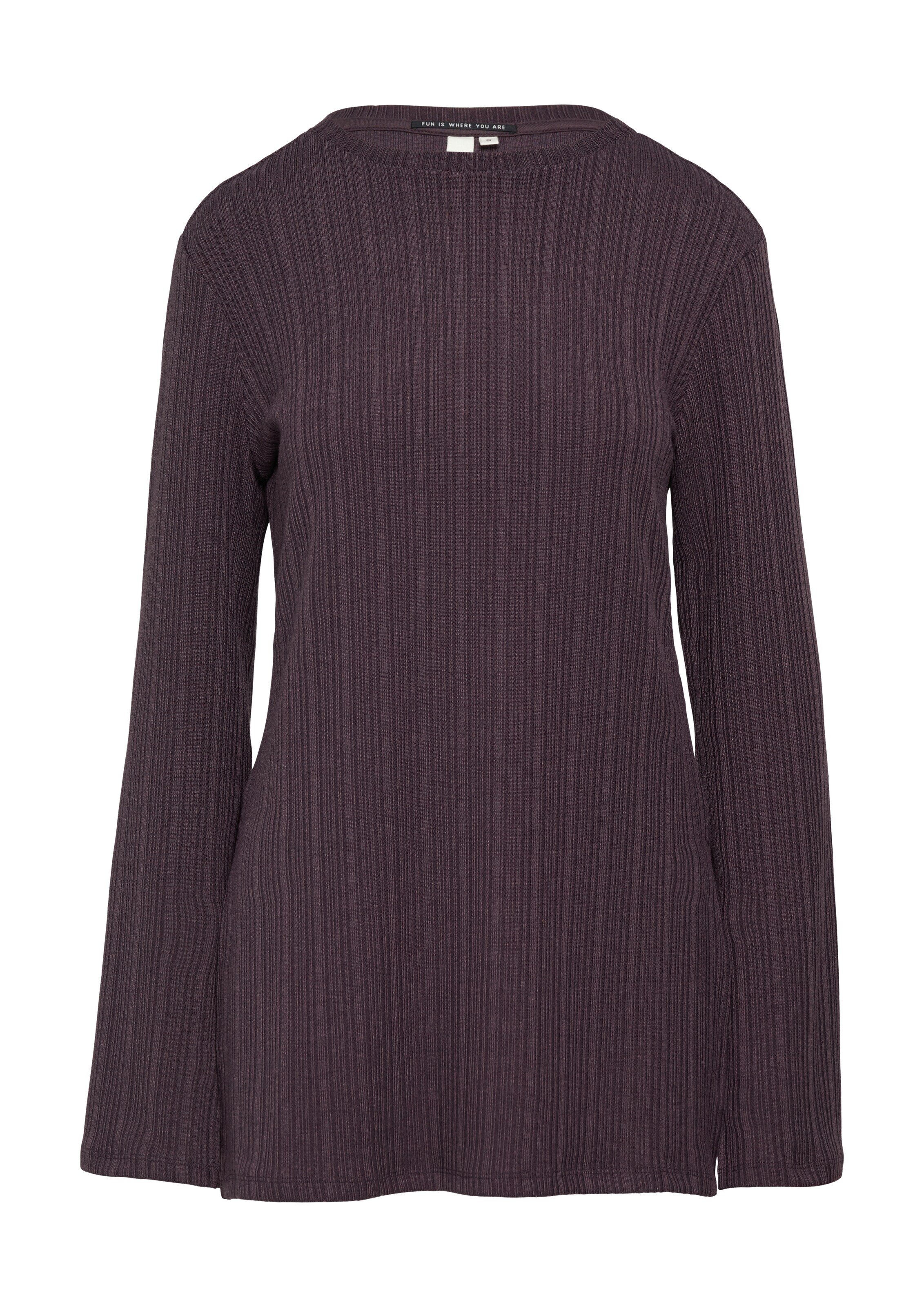 QS Shirt in Lila: Vorderseite