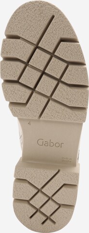 GABOR Lace-Up Boots in Beige