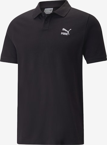 PUMA Poloshirt in Schwarz: predná strana