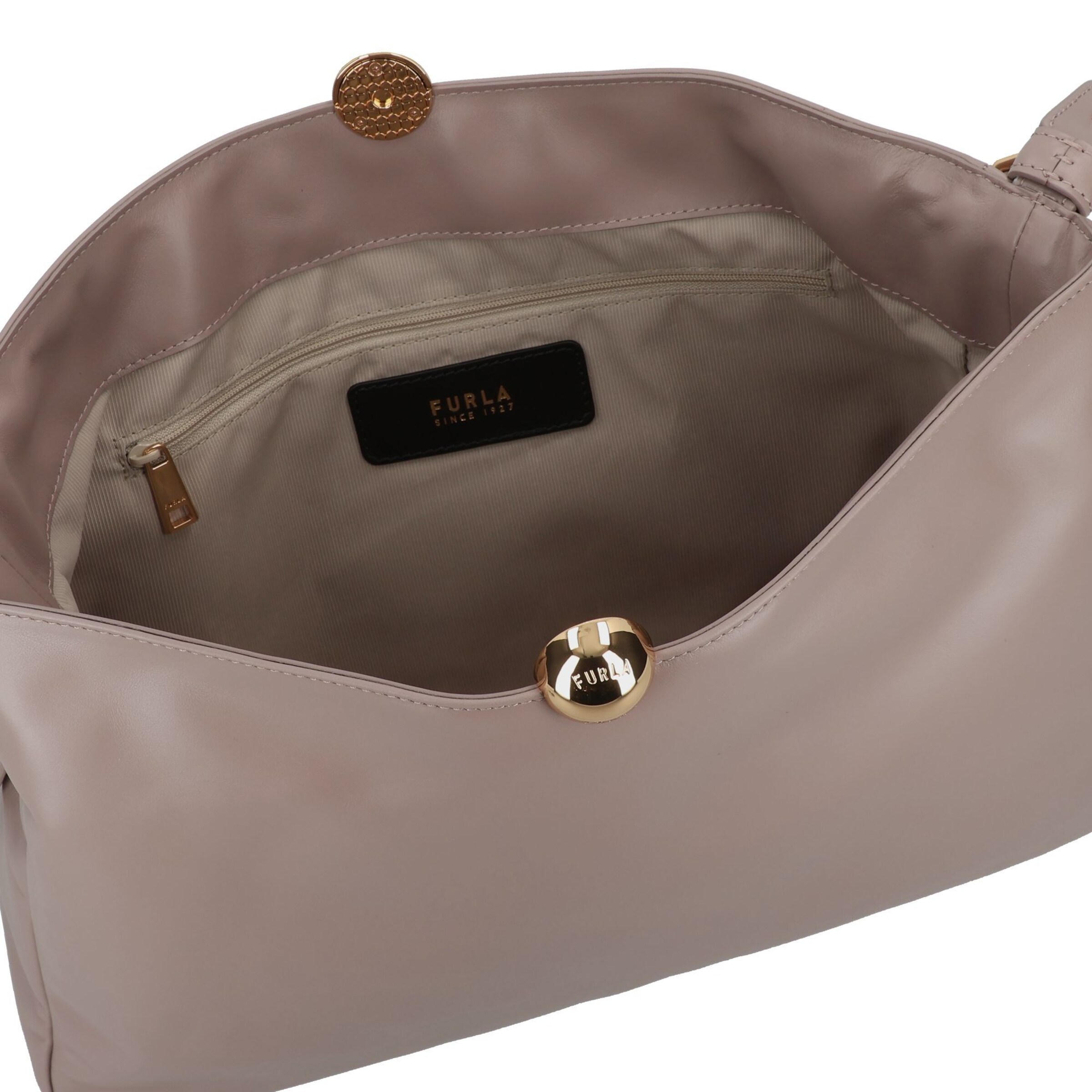 FURLA Schultertasche in Grau