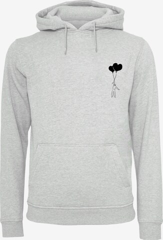 Merchcode Sweatshirt 'Love In The Air' in Grey: front