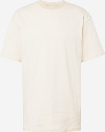 Karl Kani T-shirt 'Metaverse' i beige: framsida