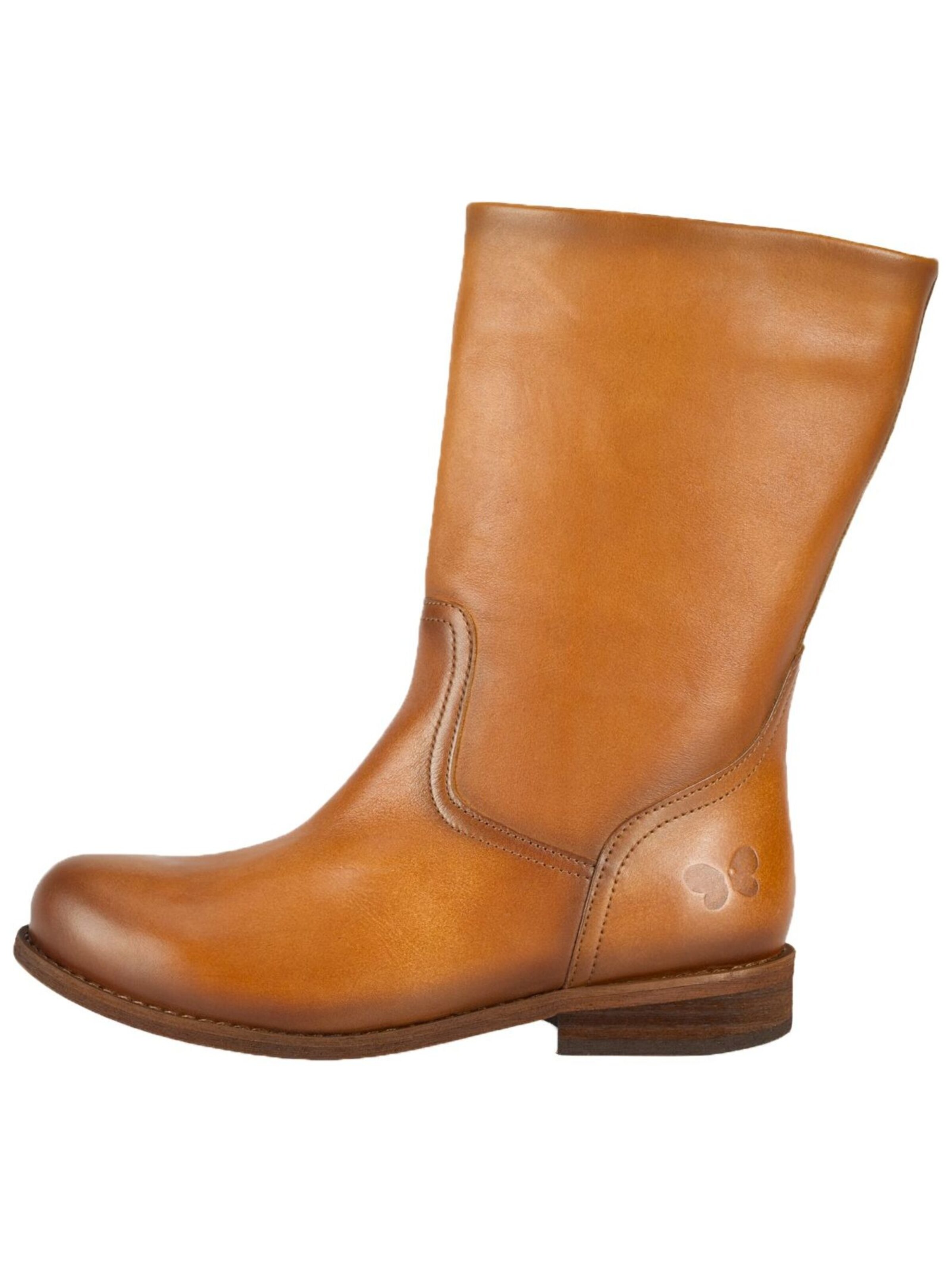 Felmini Wide Fit Boots 'Oderg W102' in Brown