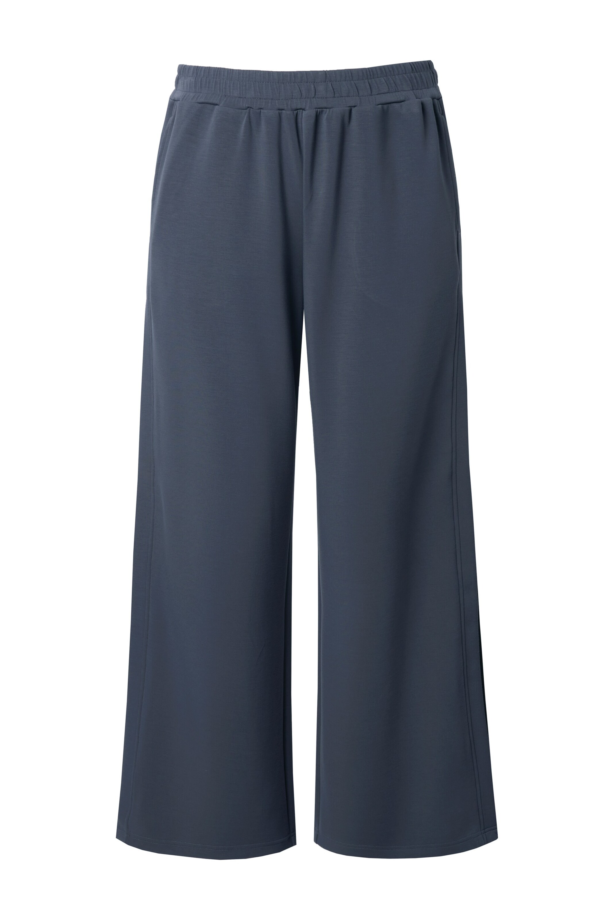 Ulla Popken Loosefit Broek in Blauw: voorkant
