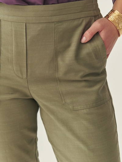 TATUUM Broek 'Sudikaria' in de kleur Olijfgroen, Productweergave