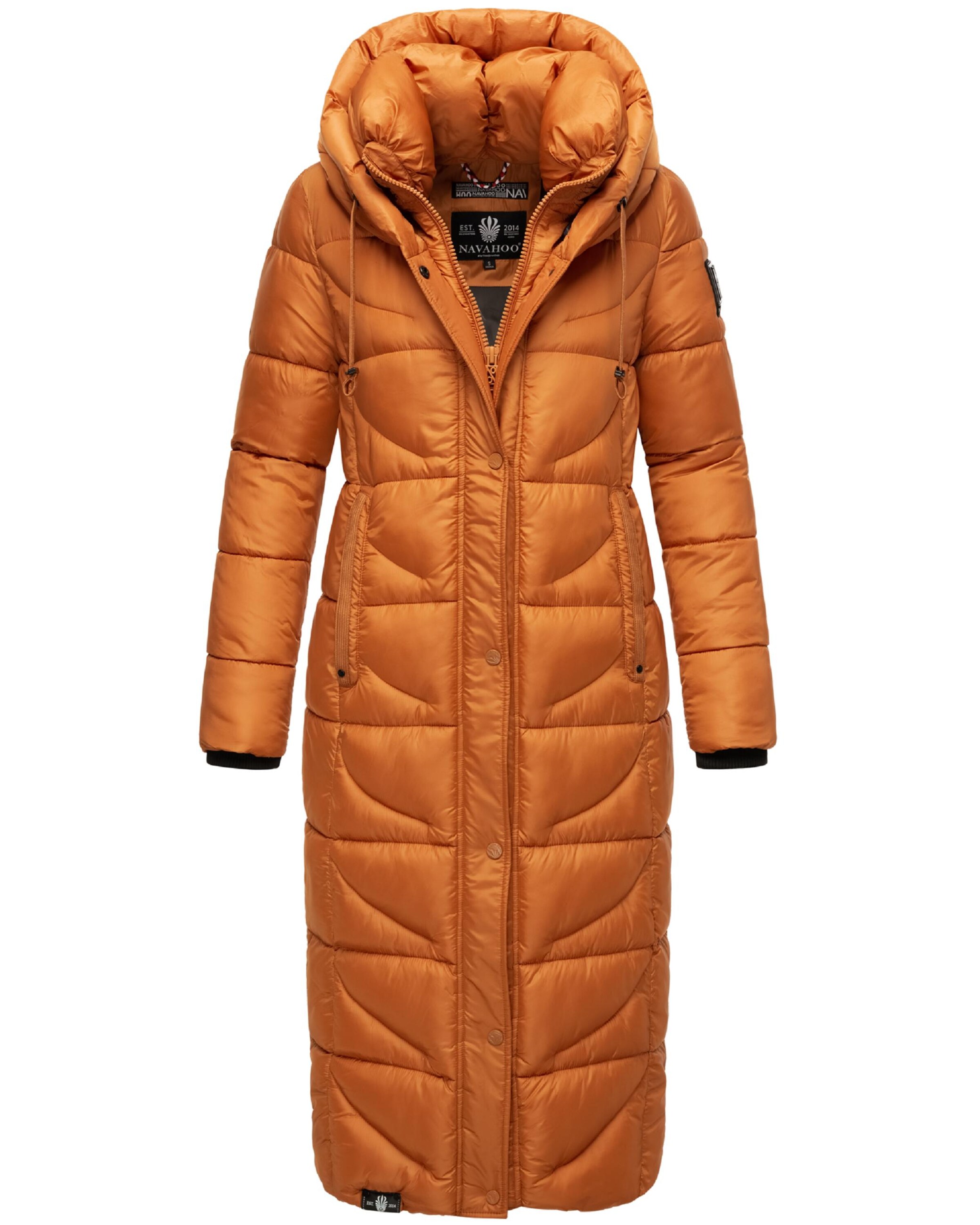 NAVAHOO Mantel 'Waffelchen' in Orange