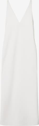 Bershka Šaty – bílá: přední strana