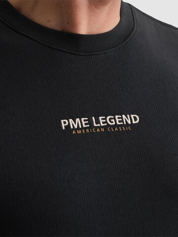 PME Legend T-shirt 'T-shirt with small artwork and waffle texture' i blå