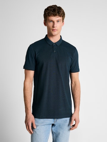 TOM TAILOR DENIM Tričko – modrá: přední strana