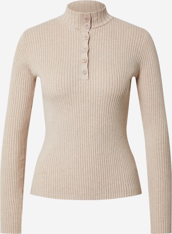 EDITED Sweater 'Promise' in Beige: front