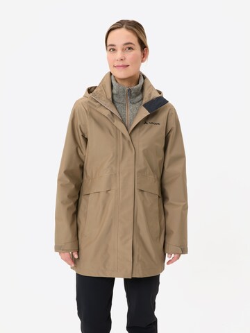 VAUDE Tussenjas 'Idris IV' in Bruin: voorkant
