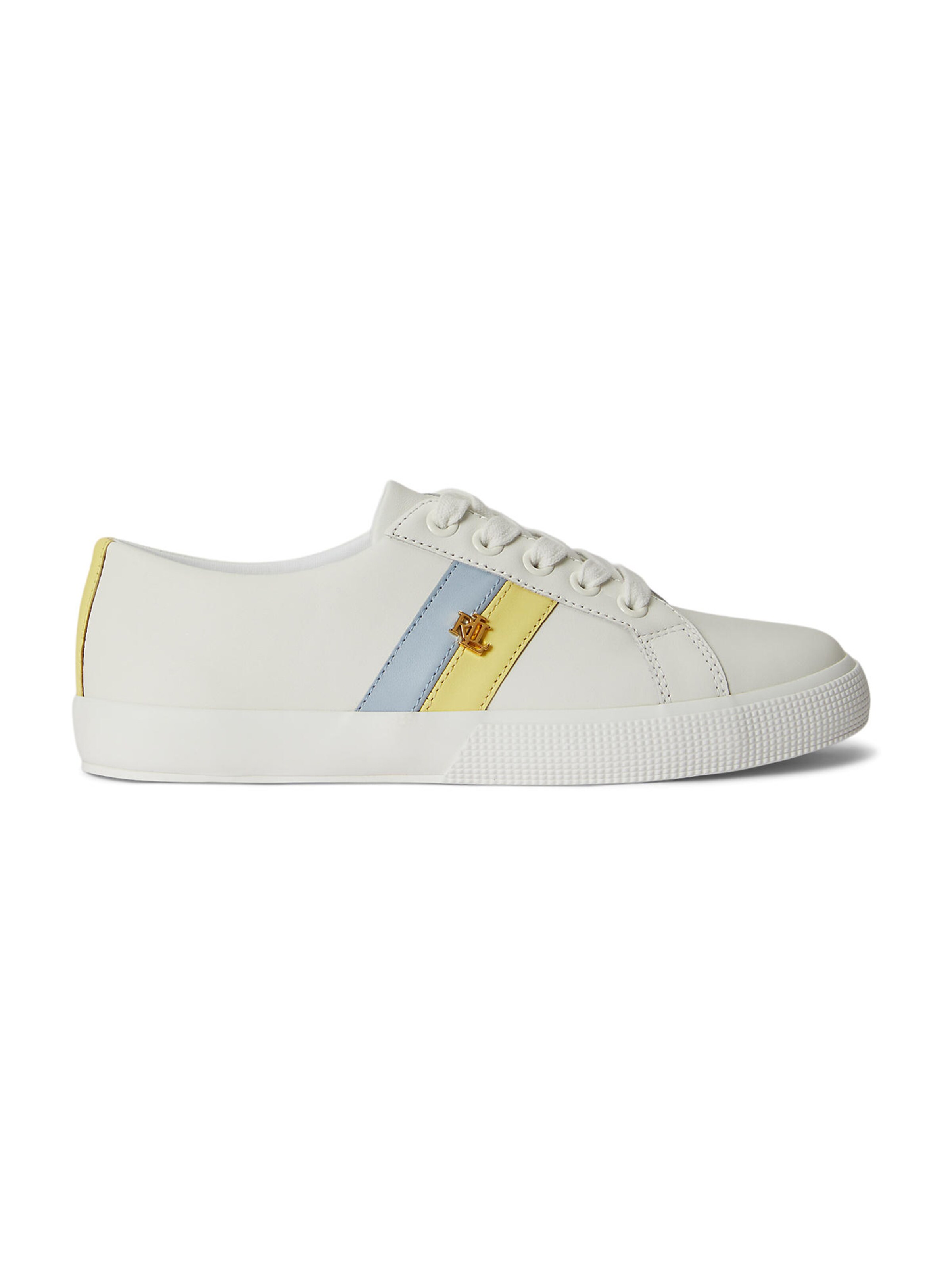 Sneaker low 'JANSON II' de la Lauren Ralph Lauren pe alb
