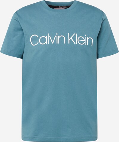 Calvin Klein Majica u sivkasto plava / bijela, Pregled proizvoda
