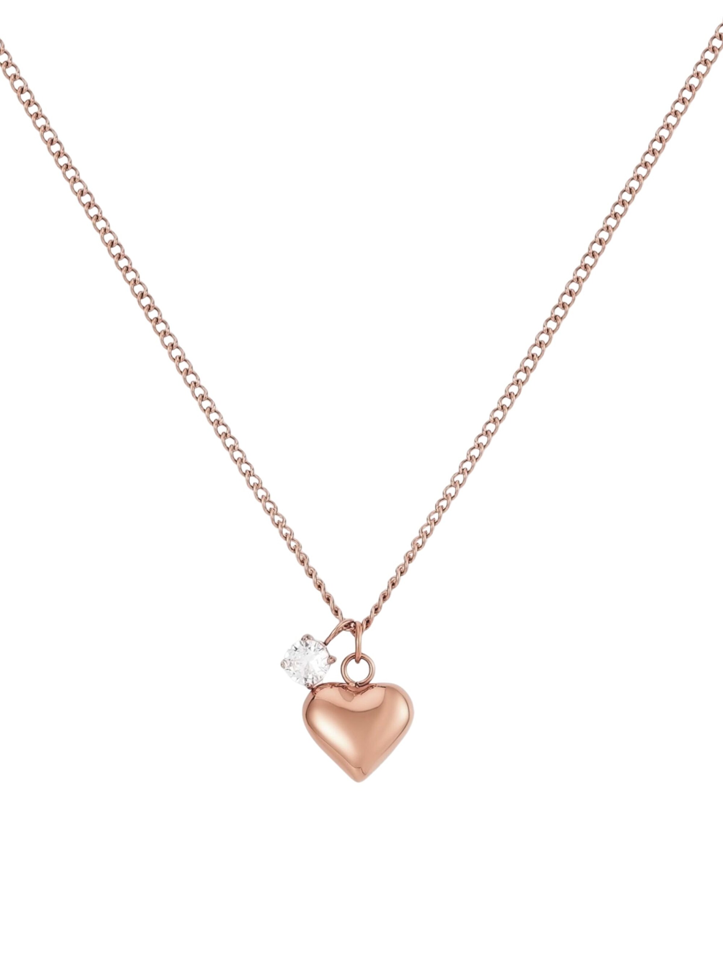 Chaîne 'Herz' GOOD.designs en bronze : devant