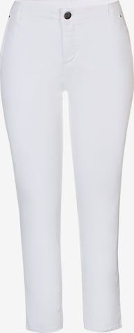 ze-ze Slimfit Jeans 'Sanne 381' i hvid: forside