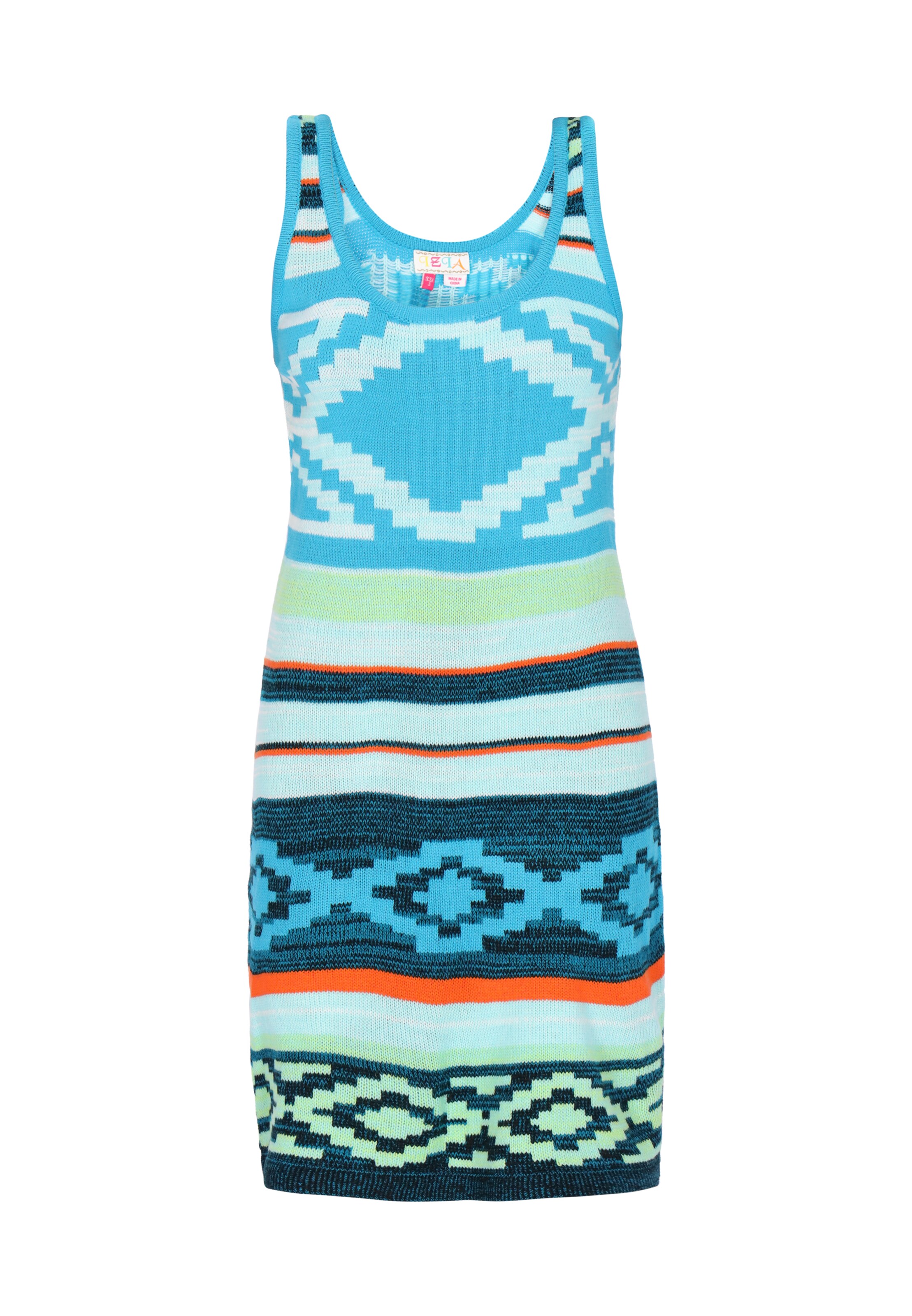 IZIA Dress in Blue: front