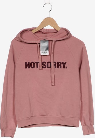 Gina Tricot Sweatshirt & Zip-Up Hoodie in XS in Pink: front