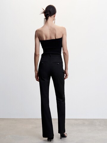 MANGO Knitted top 'PEGGY' in Black
