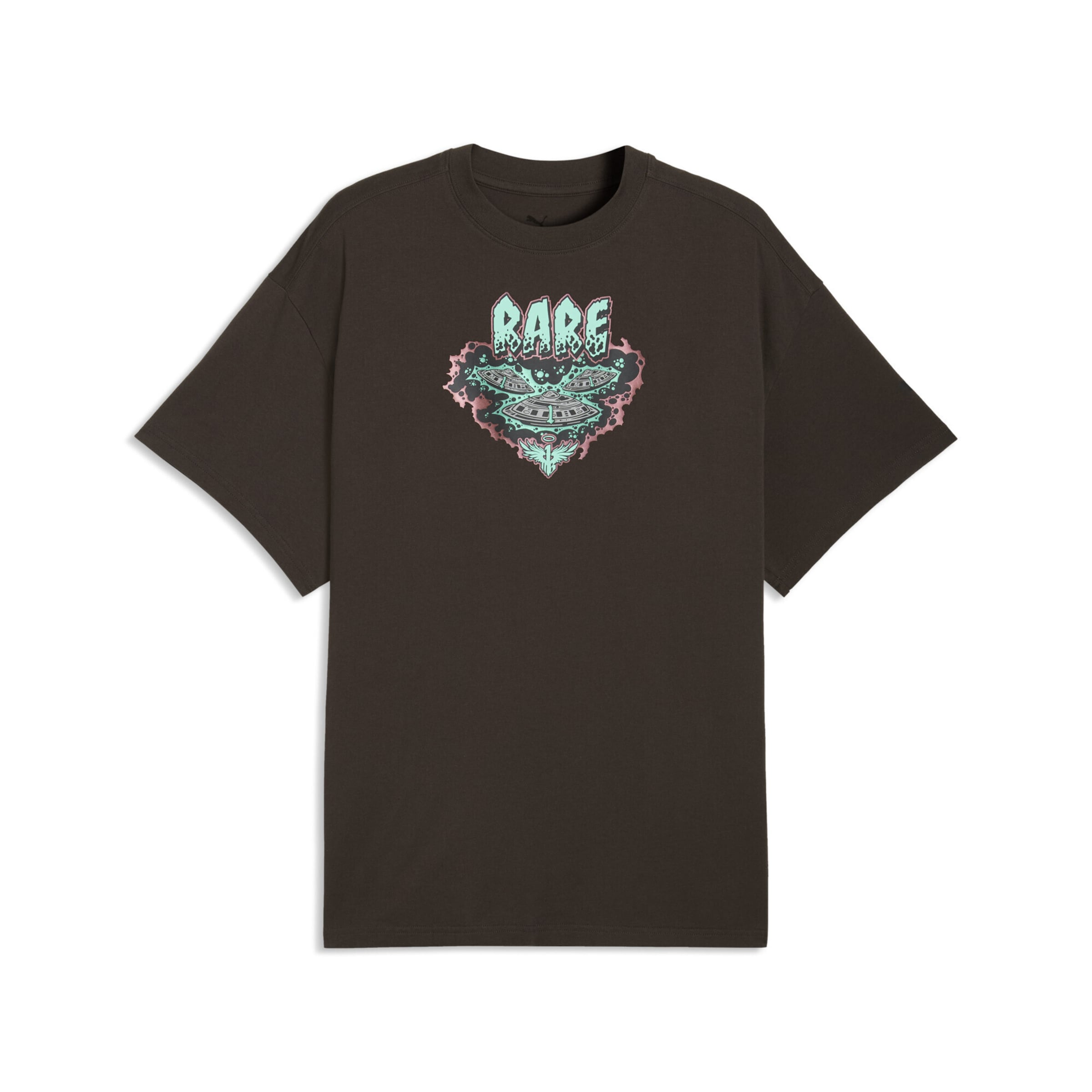 PUMA Performance shirt 'Melo World' in Brown: front