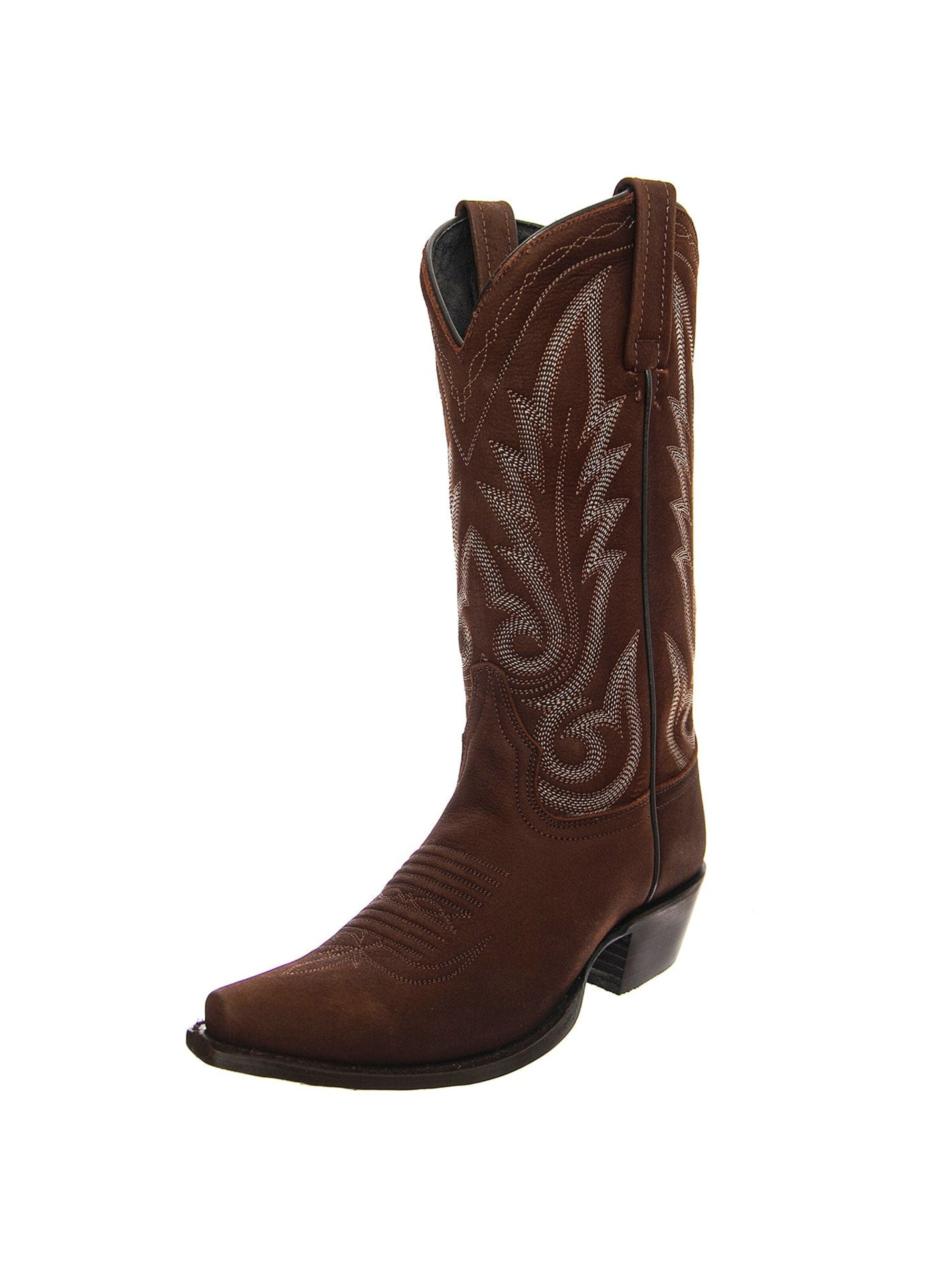 CABORCA Støvler 'Ishani Florida Rum Cafe Boots' i brun: forside