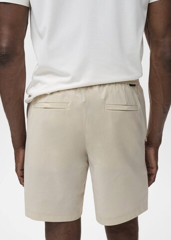 MANGO MAN Regular Hose 'Lunars' in Beige