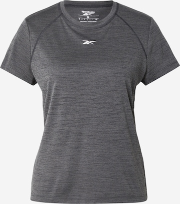 juoda Reebok Sportiniai marškinėliai: priekis