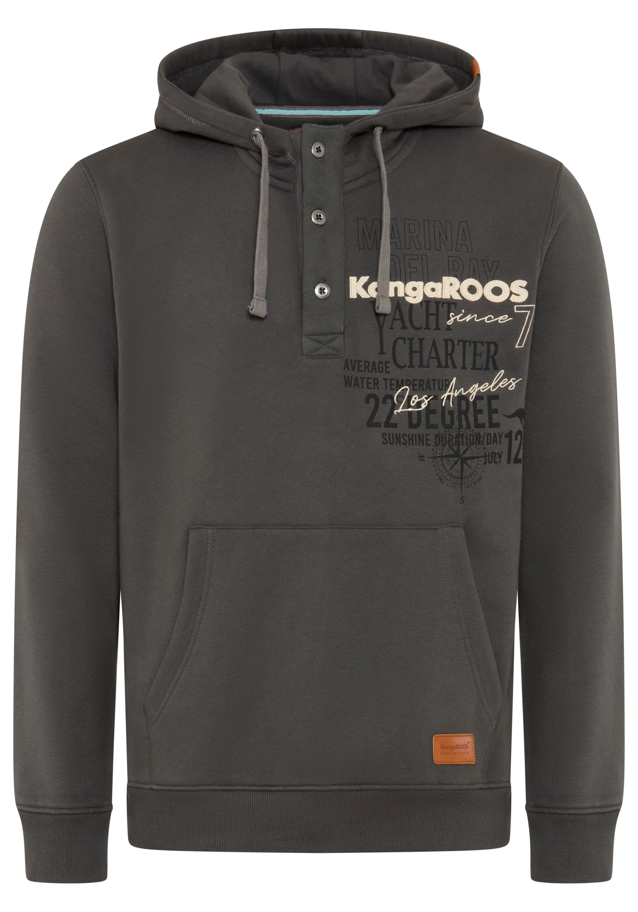 KangaROOS Sweatshirt in Grau: Vorderseite