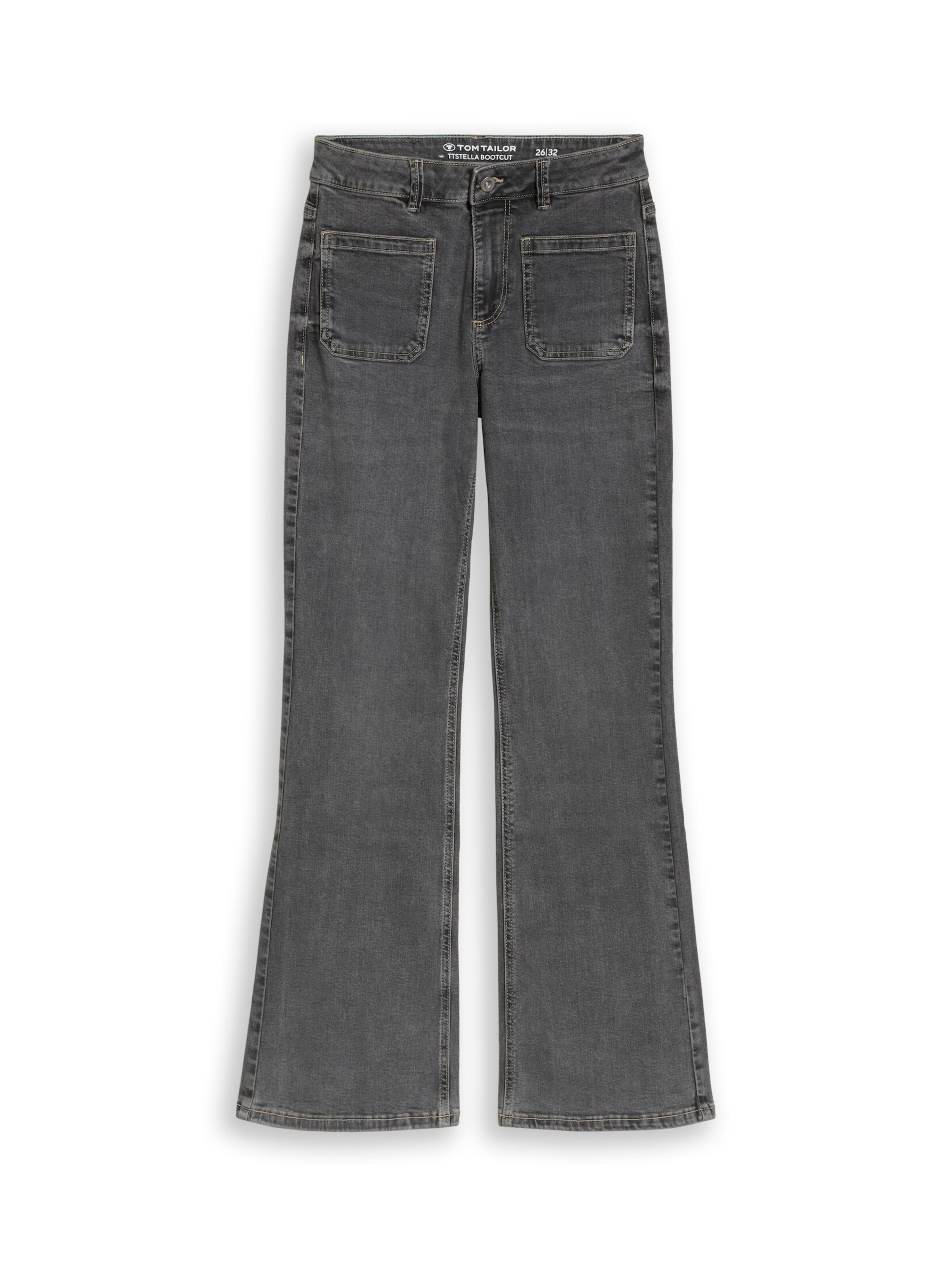TOM TAILOR Jeans 'Stella' in Grijs: voorkant