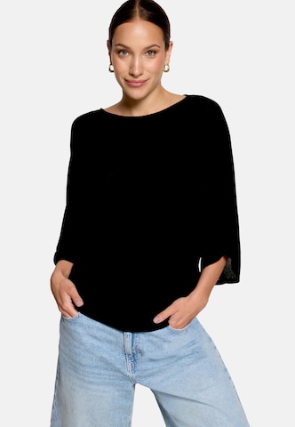 Pullover di zero in nero: frontale