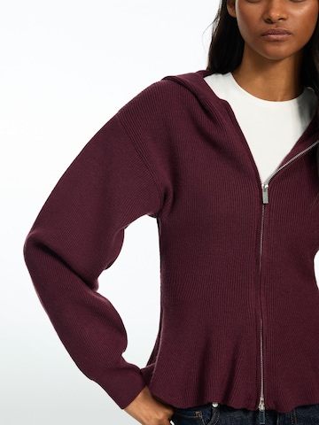 Cardigan Bershka en rouge