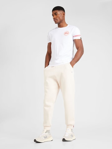 ALPHA INDUSTRIES Tapered Hose in Weiß