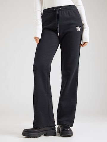 Abercrombie & Fitch Flared Bukser i sort: forside