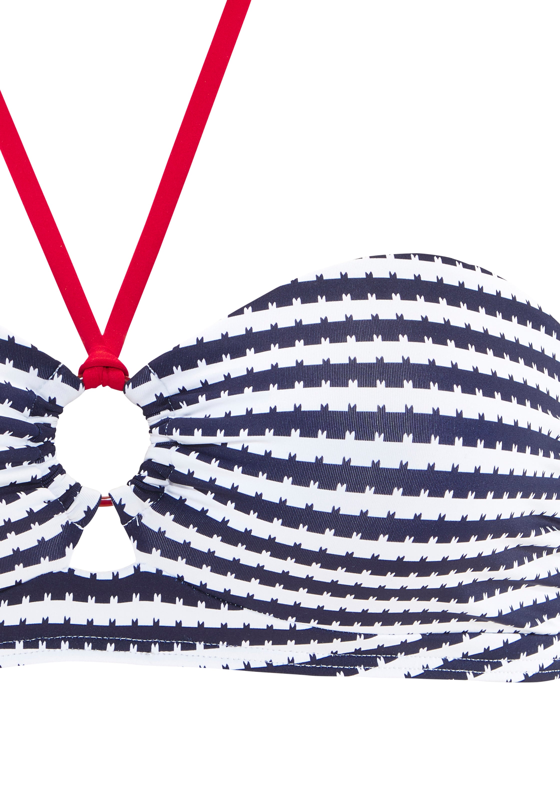 s.Oliver Bandeau Bikinitop in Blau