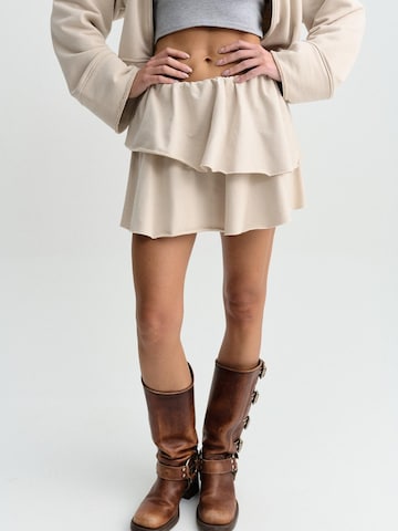 FEMSSY Rok 'AURA SKIRT GREY' in Beige