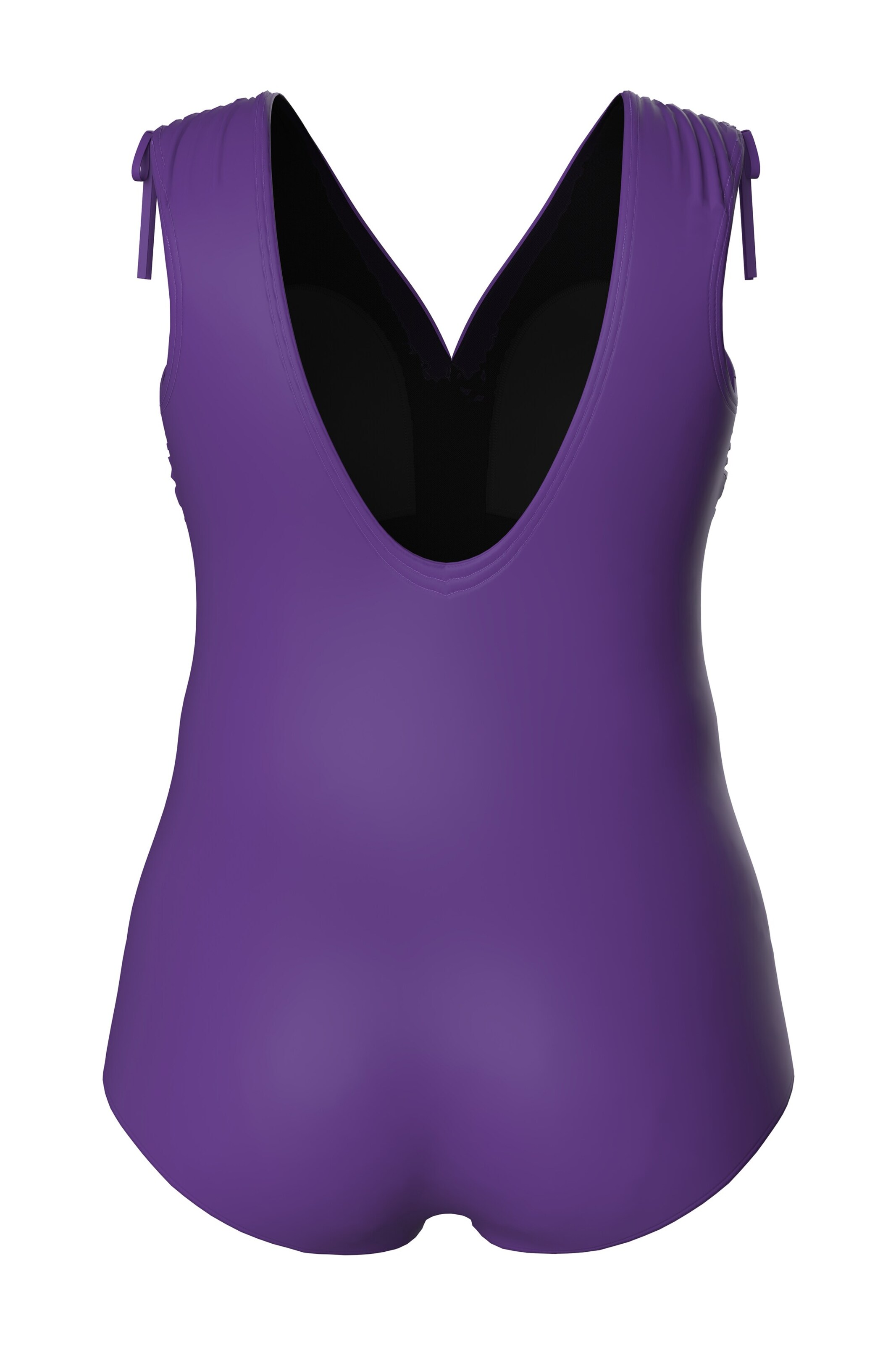 Ulla Popken Triangel Badpak in Lila