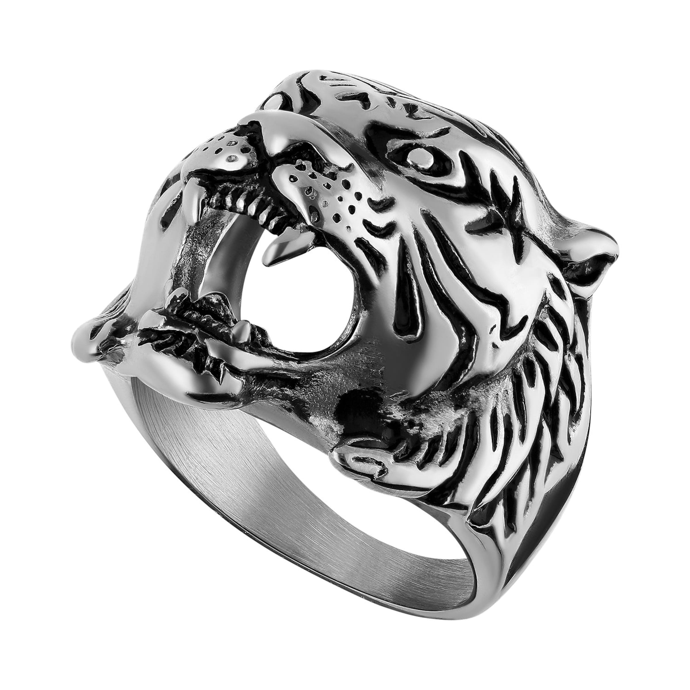 Lucardi Ring 'Urbane Geschichte' in Zilver: voorkant