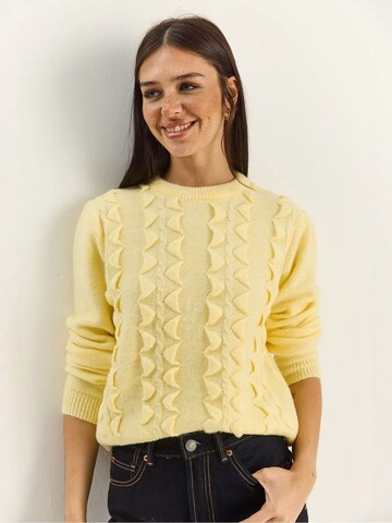Bianco Lucci Pulóver 'Pullover' - sárga
