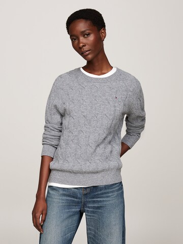 Pull-over TOMMY HILFIGER en gris : devant