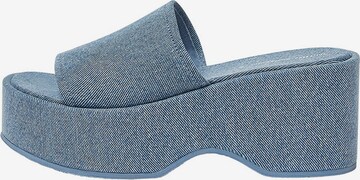 Pull&Bear Mule in Blue