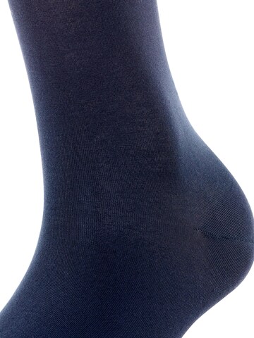 FALKE Kniestrümpfe 'Cotton Touch'‌‌‌ in Blau
