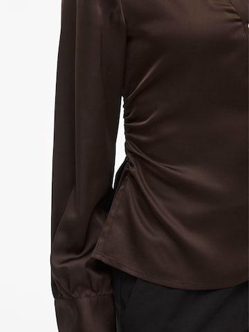 VILA Blouse 'VIKASSIA' in Bruin