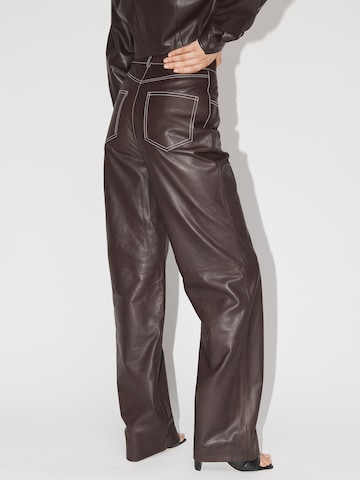 Wide leg Pantaloni 'Mia' di LeGer Premium in marrone