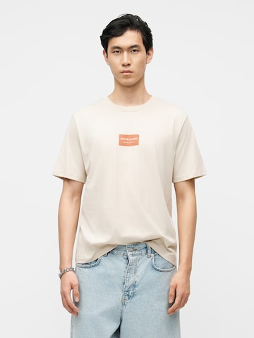 JACK & JONESMajica 'JJFRANK' - bež boja: prednji dio