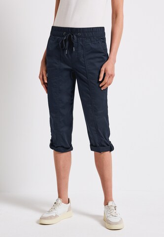 STREET ONE Slim fit Pants in Blue: front