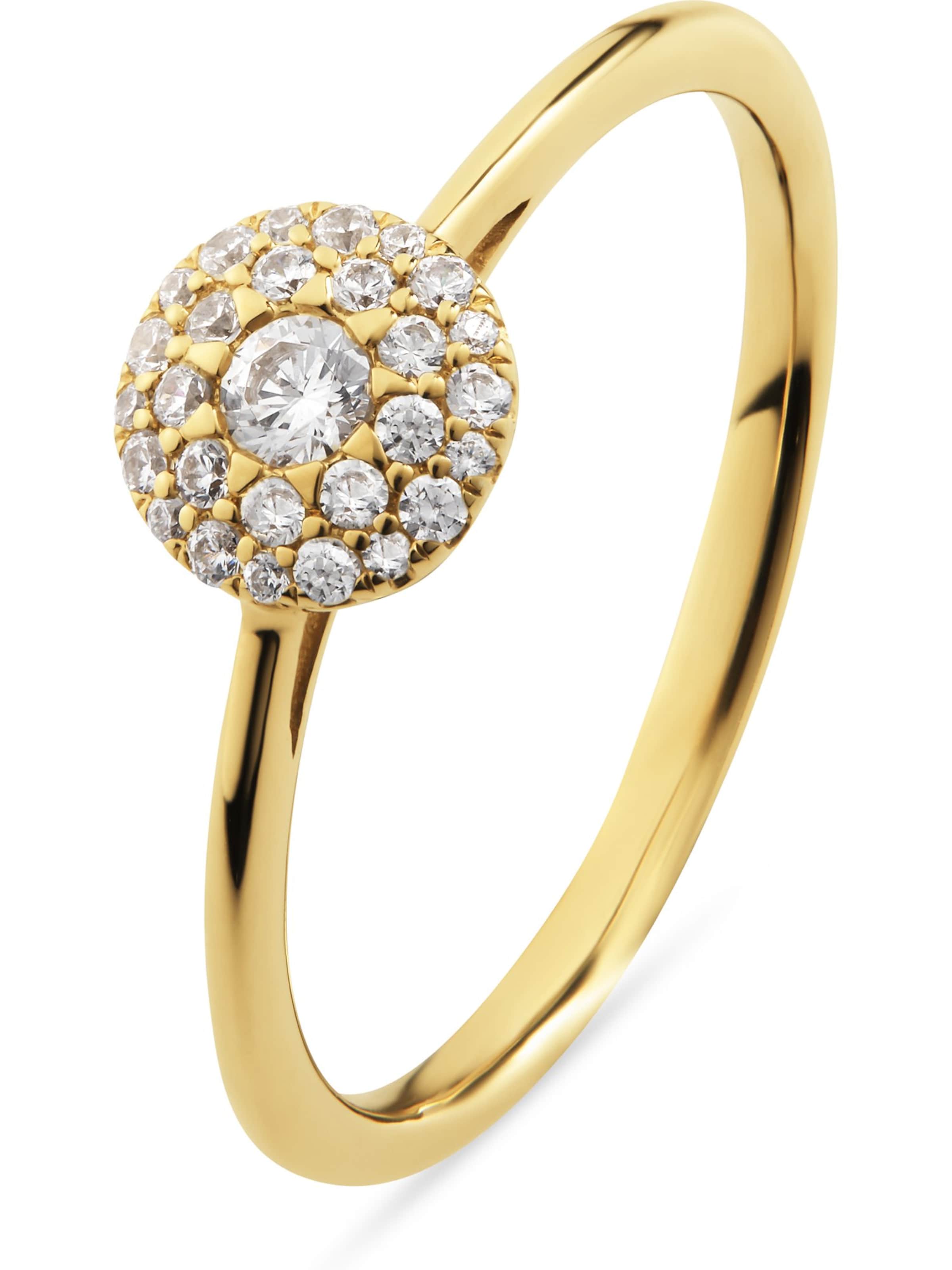 CHRIST Ring in Gold: Vorderseite
