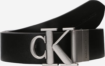 Ceinture Calvin Klein Jeans en noir : devant