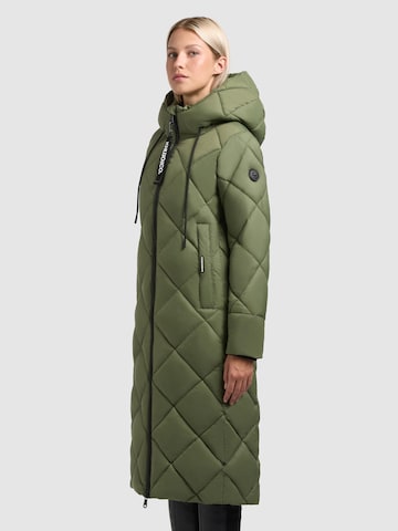 khujo Winter Coat 'Cilia' in Green