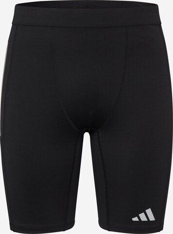 ADIDAS PERFORMANCE Skinny Sportshorts 'Own The Run 1/2' in Schwarz: predná strana