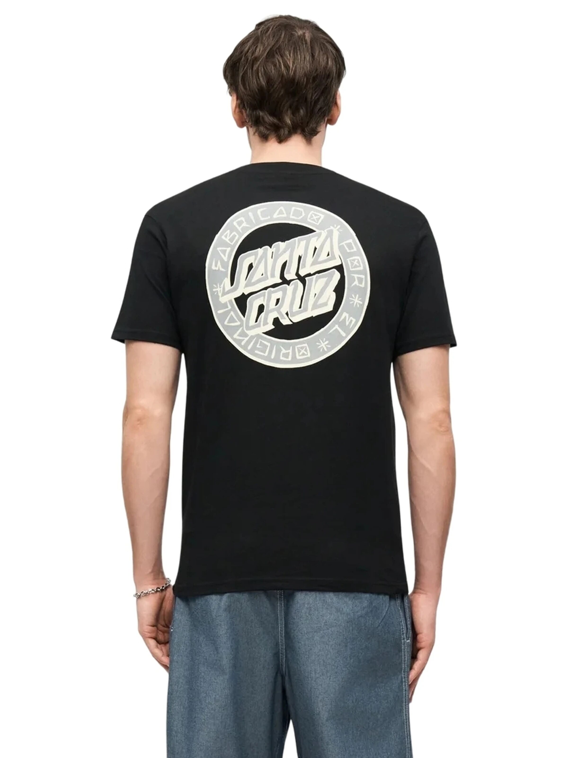 Santa Cruz - Camiseta 'Camiseta santa cruz negra loco dot tee' en negro
