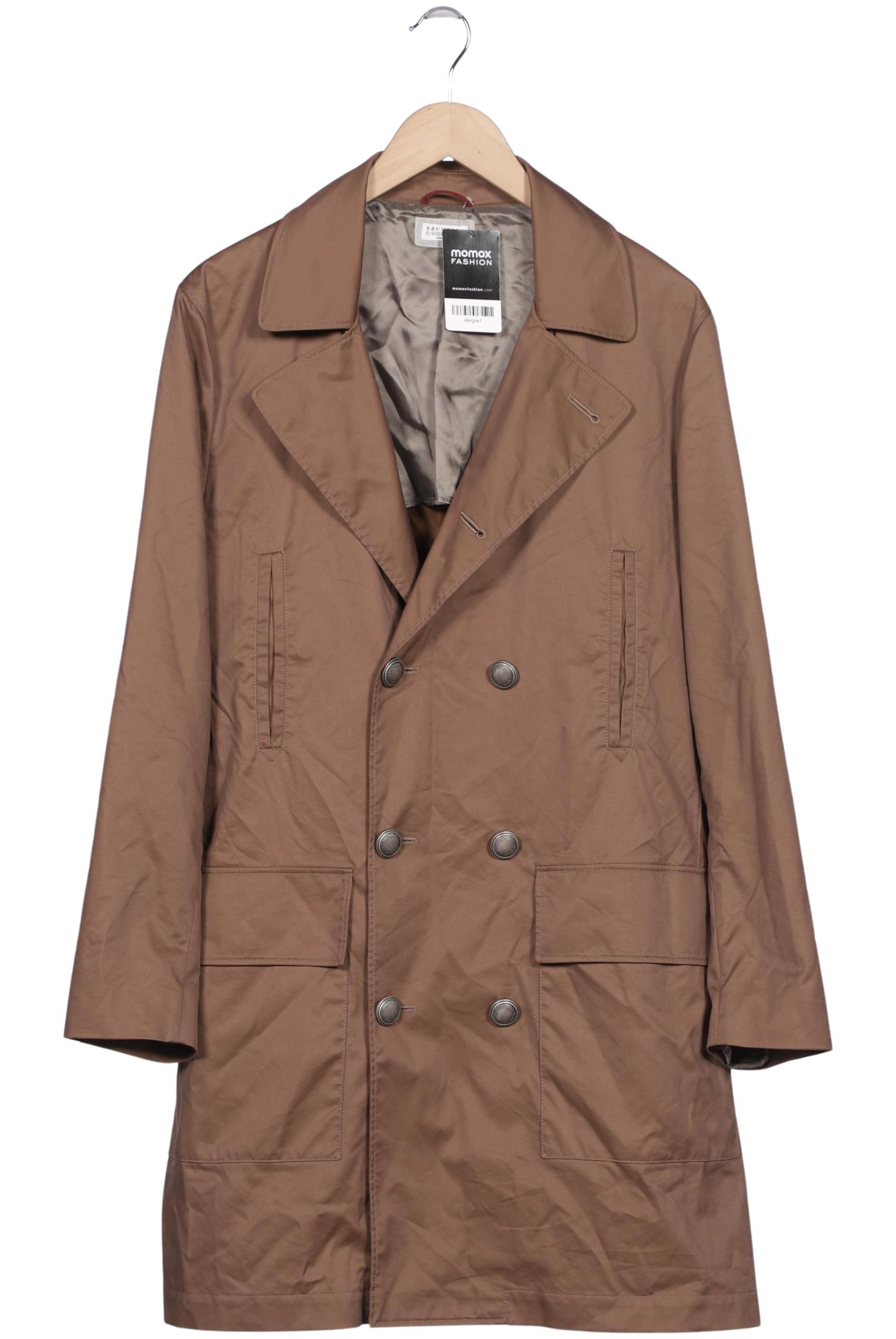 Brunello Cucinelli Jacket & Coat in S in Brown: front